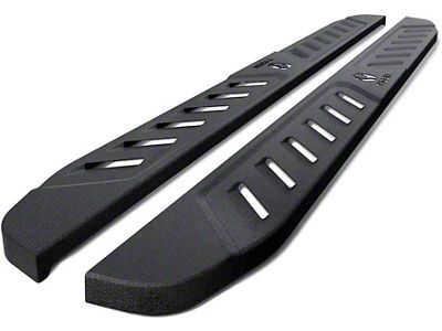 6.60-Inch Blade Running Boards; Textured Black (07-21 Tundra CrewMax)