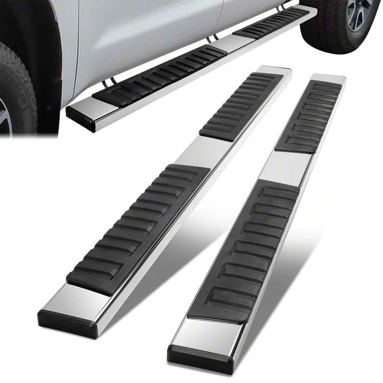 Tundra 6.75-Inch Running Boards; Polished (07-21 Tundra Double Cab ...