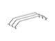 Heavy Metal Off-Road 9-Inch Triple Bed Bars; Bare Steel (14-21 Tundra)
