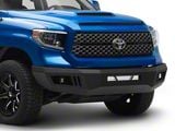 Armour Front Bumper with LED Lights; Black (14-21 Tundra)