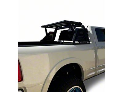 Armour II Roll Bar with Basket; Black (07-24 Tundra)