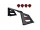 Armour Roll Bar with 7-Inch Red Round LED Lights; Black (07-24 Tundra)