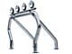 Single Bar/Single Kicker Bed Bar; Chrome (07-20 Tundra Regular Cab)