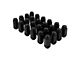 Black Bulge Acorn Lug Nut Kit; 14mm x 1.5; Set of 24 (22-24 Tundra)