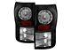 LED Tail Lights; Black Housing; Clear Lens (07-13 Tundra)