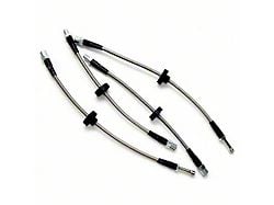 Braided Stainless Steel Brake Line Kit; Front and Rear (07-18 Tundra)