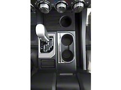 Center Console Shifter Accent Trim; Turbo Silver (14-21 Tundra)