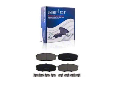 Ceramic Brake Pads; Rear Pair (07-21 Tundra)