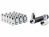 Chrome Closed End Spline Lug Nuts; M14 x 1.5; Set of 24 (22-24 Tundra)