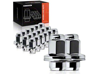 Chrome Lug Nuts; M14x1.5; Set of 20 (07-21 Tundra)