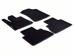 Custom Fit Front and Rear Floor Liners; Black (14-21 Tundra CrewMax)