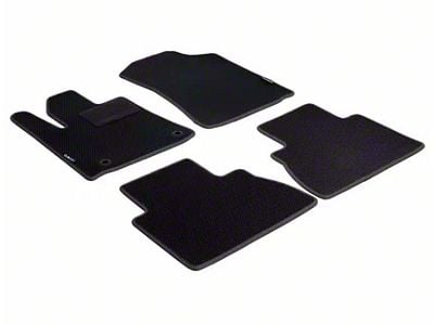 Custom Fit Front and Rear Floor Liners; Black (14-21 Tundra CrewMax)