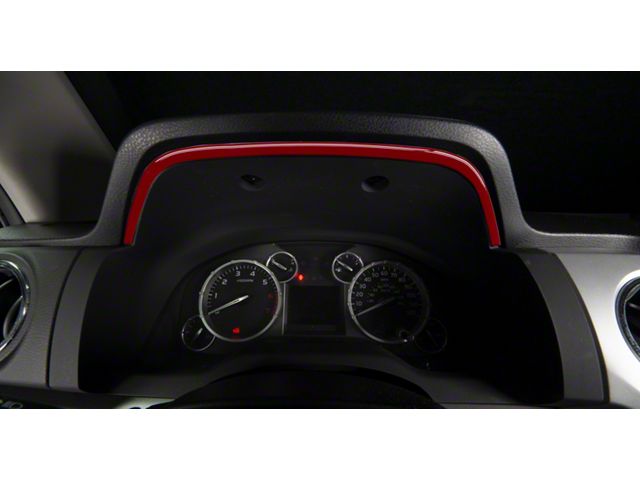 Dashboard Accent Trim; Gloss TRD Red (14-21 Tundra)