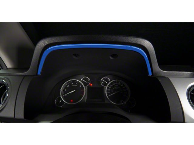 Dashboard Accent Trim; Voodoo Blue (14-21 Tundra)