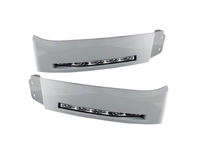 Daytime LED Running Lights; Unpainted (07-13 Tundra)