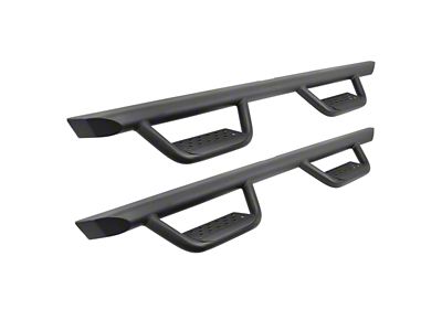 Go Rhino Dominator Xtreme D2 Side Step Bars; Textured Black (22-24 Tundra Double Cab)