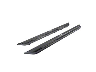 Go Rhino Dominator Xtreme DT Side Step Bars; Textured Black (22-24 Tundra Double Cab)