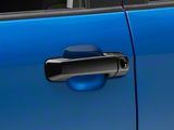 Chrome Delete Door Handle Covers; Gloss Black (07-21 Tundra Double Cab, CrewMax)