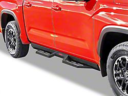 DS Style Drop Style Door to Door Nerf Side Step Bars; Black (22-25 Tundra CrewMax)