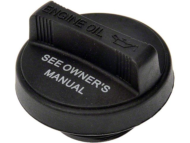 Engine Oil Filler Cap; Black (07-19 Tundra)