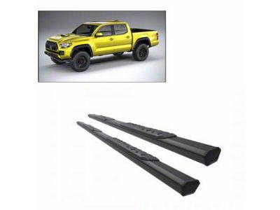 Epic Aluminum Running Boards; Black (22-24 Tundra Crew Max)