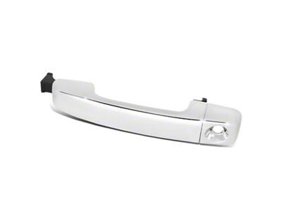 Exterior Door Handle with Keyhole; Front Driver Side; Chrome (07-21 Tundra)