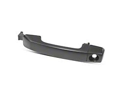 Exterior Door Handle with Keyhole; Front Driver Side; Primed Black (07-21 Tundra)