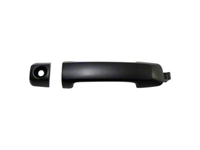 Exterior Door Handles; Front; Black (07-19 Tundra w/ Lock Provisions)