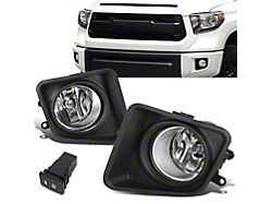 Factory Style Fog Lights with Switch; Clear (14-21 Tundra)