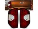 Factory Style Tail Lights; Chrome Housing; Dark Red Lens (14-21 Tundra)