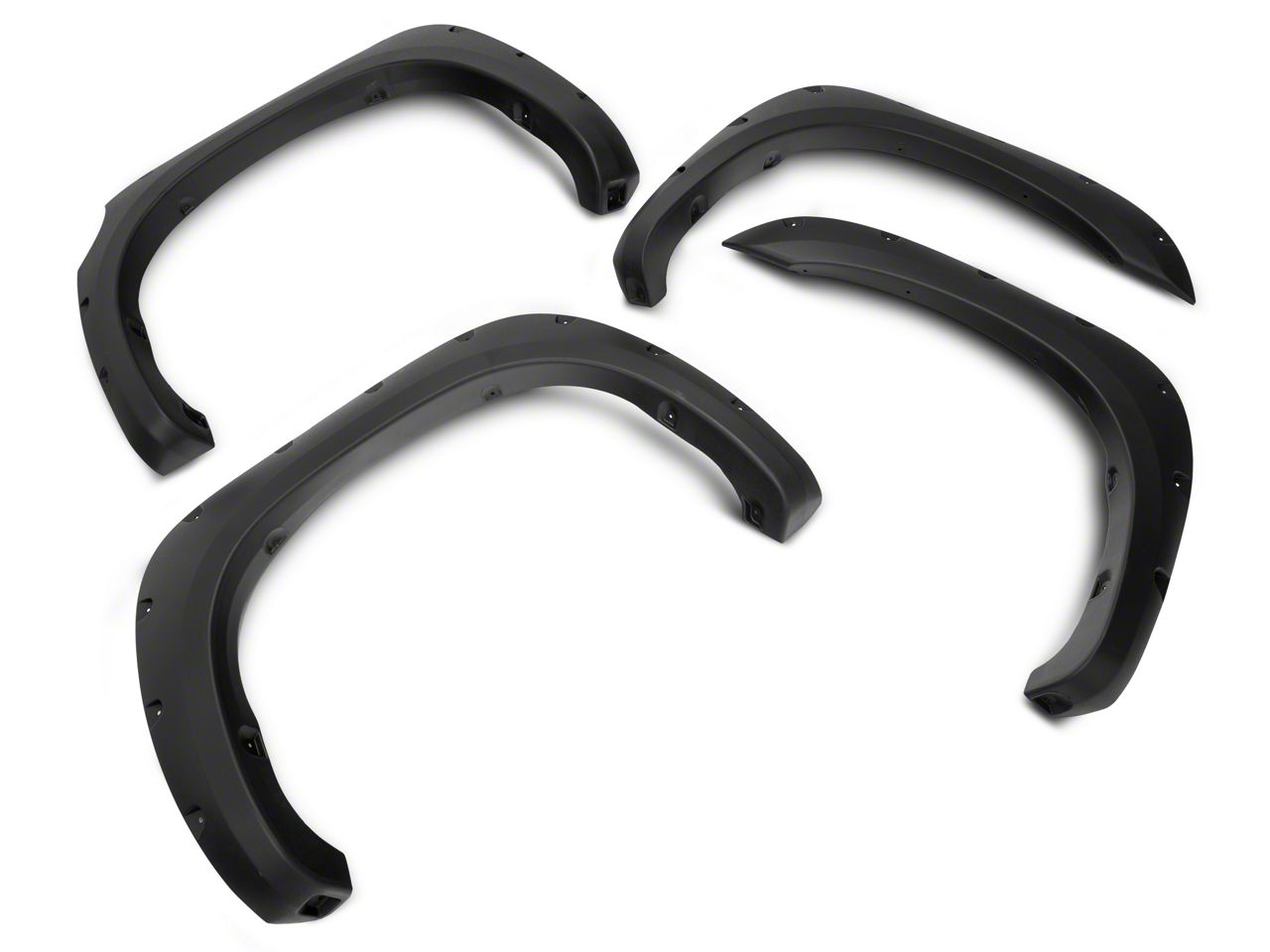 Tundra Fender Flares; Pocket Style; Textured Black (07-13 Tundra ...