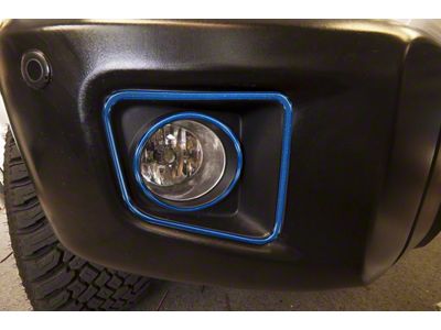 Fog Light Accent Trim; Blazing Blue (14-21 Tundra)