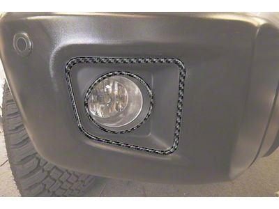 Fog Light Accent Trim; Forged Carbon Fiber (14-21 Tundra)