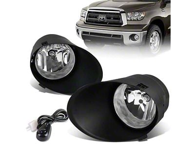 Fog Lights with Switch; Clear (07-13 Tundra)