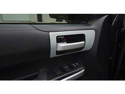 Front Door Handle Accent Trim; Cement Gray (14-21 Tundra w/o Memory Seat Button)