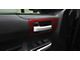 Front Door Handle Accent Trim; Ruby Red (14-21 Tundra w/o Memory Seat Button)