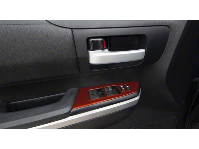 Front Door Switch Panel Accent Trim; Inferno Orange (14-21 Tundra)