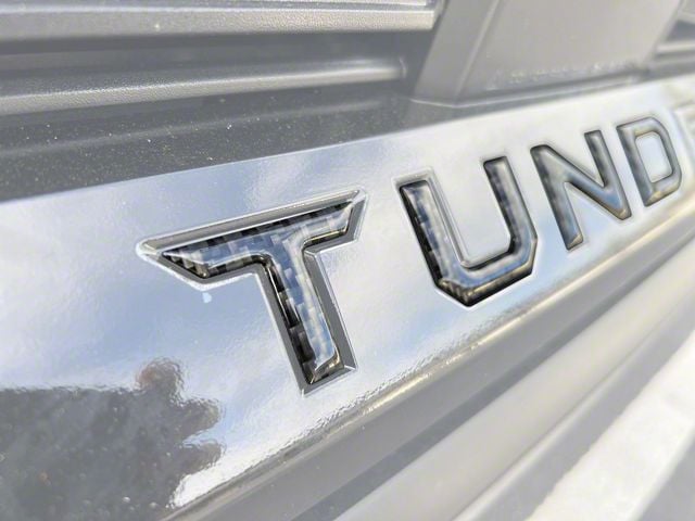 Front Grille Letter Inserts; American Flag (22-24 Tundra)