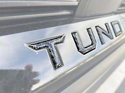 Front Grille Letter Inserts; Magnetic Gray Metallic (22-24 Tundra)
