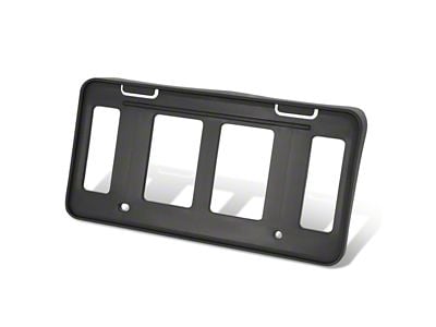 Front License Plate Mounting Bracket; Black (14-21 Tundra)