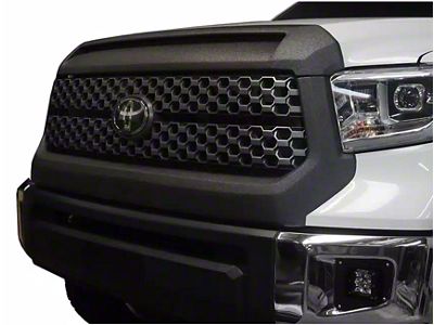 Grille Surround and Hood Bulge Overlay; Gloss Black (22-24 Tundra)
