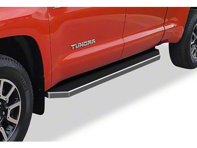 H-Style Running Boards; Polished (07-21 Tundra Double Cab)