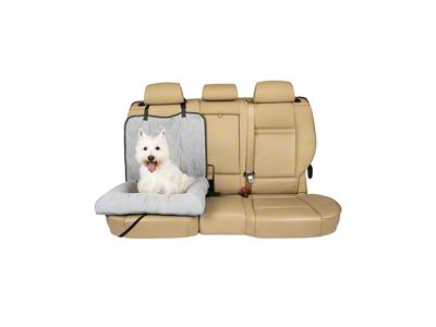 Happy Ride Car Dog Bed Bucket; Grey