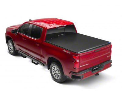 Hard Fold Tonneau Cover; Black (07-13 Tundra)