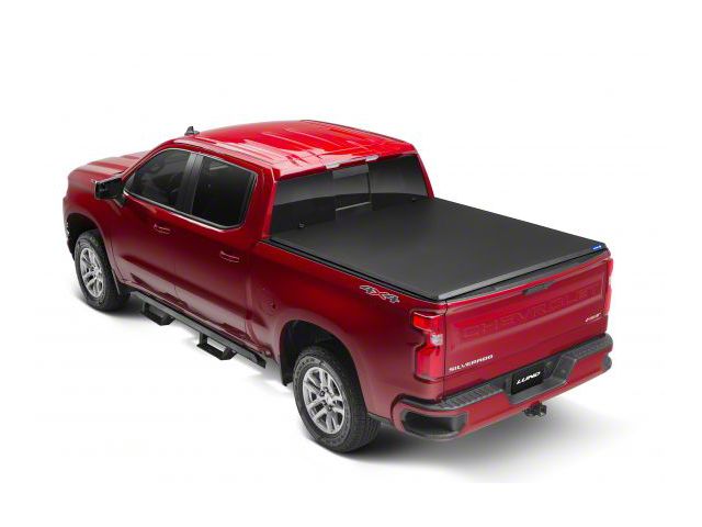 Hard Fold Tonneau Cover; Black (07-13 Tundra)