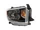 Headlight; Chrome Housing; Clear Lens; Passenger Side (15-17 Tundra TRD Pro)