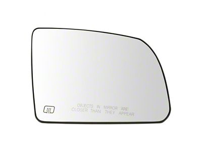 Heated Mirror Glass; Passenger Side (07-17 Tundra)