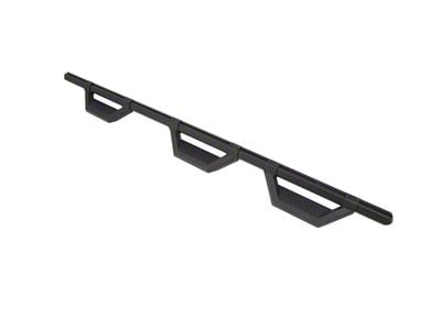 Hex Series Wheel to Wheel Side Step Bars without Mounting Brackets; Textured Black (07-21 Tundra Double Cab w/ 8-Foot Bed)