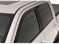 In-Channel Ventvisor Window Deflectors; Front and Rear; Dark Smoke (22-25 Tundra CrewMax)