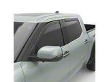 EGR In-Channel Window Visors; Front and Rear; Matte Black (22-25 Tundra CrewMax)